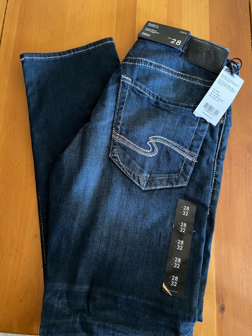 Silver Jeans Dark Blue Slim Straight Men’s Jeans